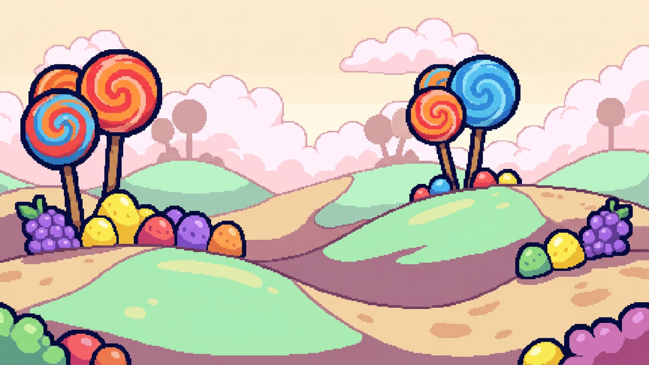 Princess Jet — candy meadow level